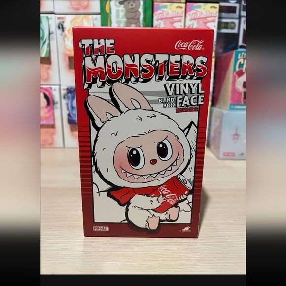 Pop Mart Labubu The Monsters Coca Cola Series Vinyl Face Single Blind Box - Picture 2 of 2